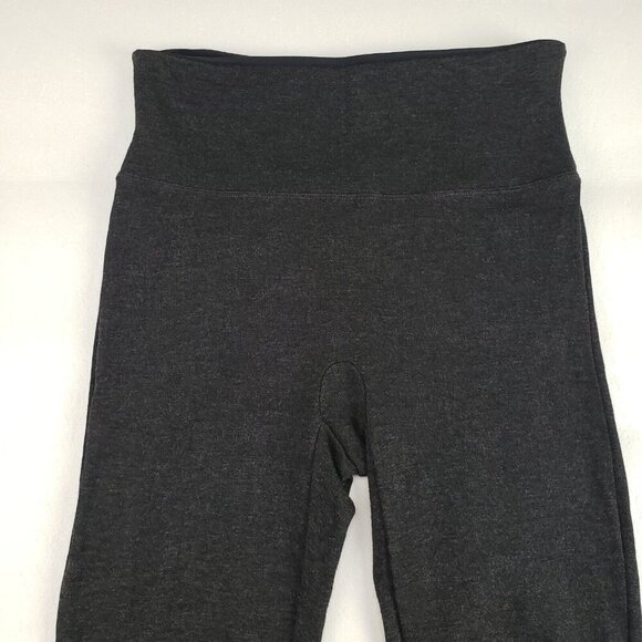 Spanx Gray Ponte Pant Womens Medium Shaping Pull On Gusseted Stretch Skinny - Picture 2 of 8